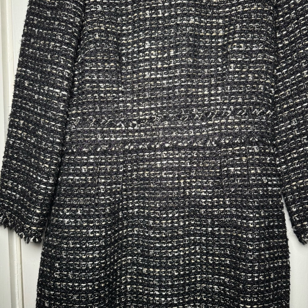 J. Crew Collection Black Label Tweed Career Dress Size 8 - Picture 3 of 13